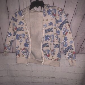 Kids Sonic the Hedgehog Hoodie - Cream